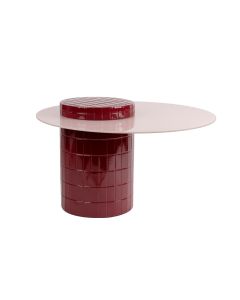 Bijzettafel 80xH49cm roze Bowie