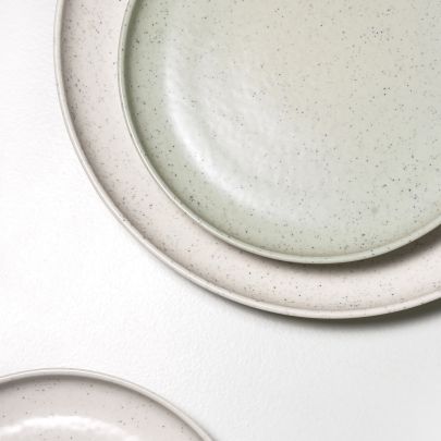 Plat bord 19,5cm mint Dot