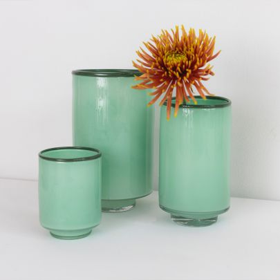 Vaas 10,5xH14cm pistachio green Milo