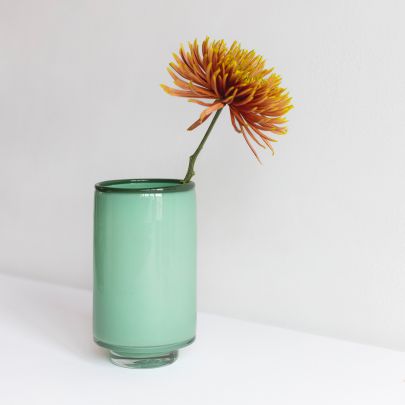 Vaas 12xH21,5cm pistachio green Milo
