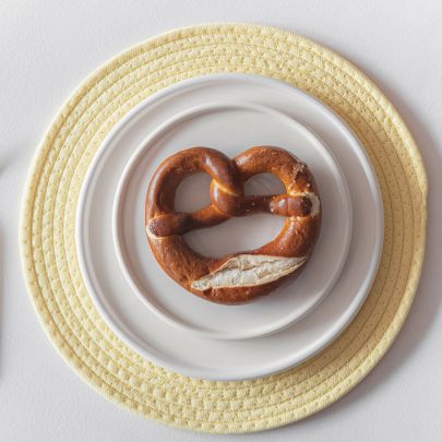 Assiette plate 20,5cm beige Billie