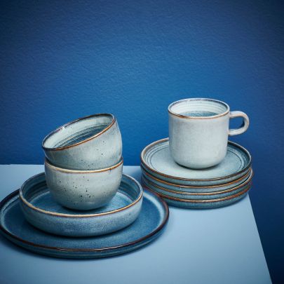 Saucer 14,5cm blue Duna