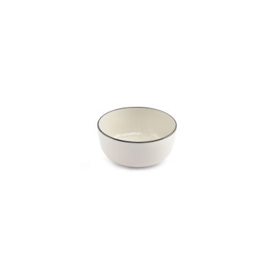 Bowl 14.5xH6.5cm White Gravel – Set of 2  