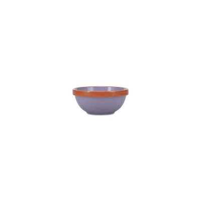Bowl 15,5xH6,5cm purple/orange Duo
