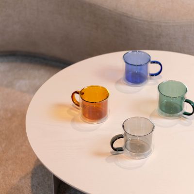 Becher 27cl doppelwandig grau Liv - 2er-Set