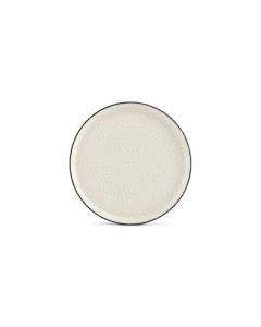 Assiette plate 20cm blanc Gravel