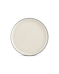 Assiette plate 27cm blanc Gravel