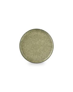 Assiette plate 20cm vert Gravel