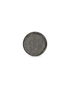 Flacher Teller 27cm Schwarz Gravel – 2er-Set