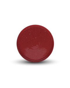 Assiette plate 25cm burgundy Fika