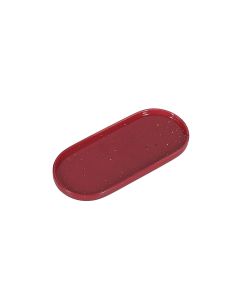 Plat à servir 20x9cm burgundy Fika