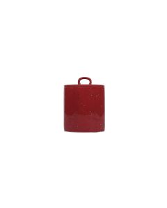 Bocal 11xH14,5cm avec couvercle burgundy Fika