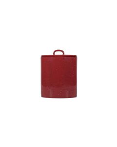 Bocal 14xH18cm avec couvercle burgundy Fika