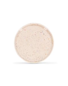 Assiette plate 25cm beige Fika