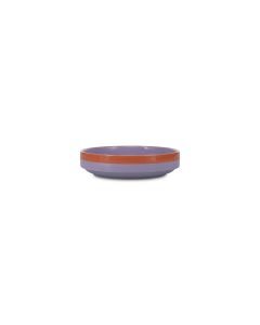 Kom 21x5cm paars/oranje Duo