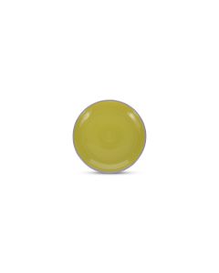 Assiette plate 18xH2,5cm vert/violet Duo