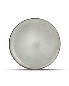 Teller flach 26cm grün Freckles