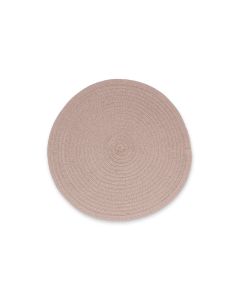Placemat 36cm round taupe Nala