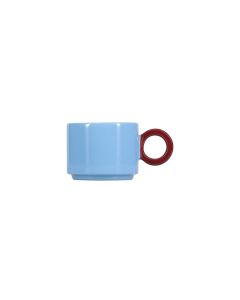 Chope 28cl light blue/burgundy pink Lou