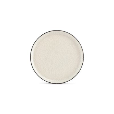 Assiette plate 20cm blanc Gravel