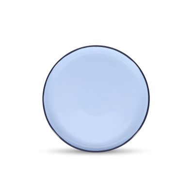Plat bord 26xH2,5cm blue Duo