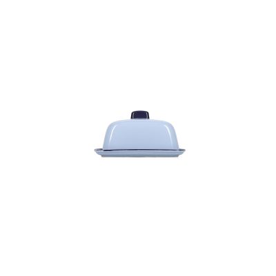Boterpot 16x10,5xH8cm blue Duo