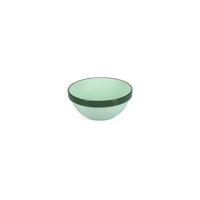 Kom 15,5xH6,5cm green Duo