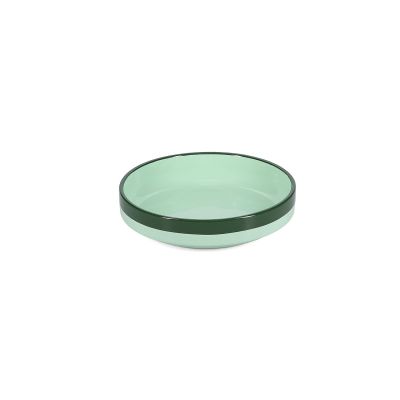 Kom 21x5H5cm green Duo