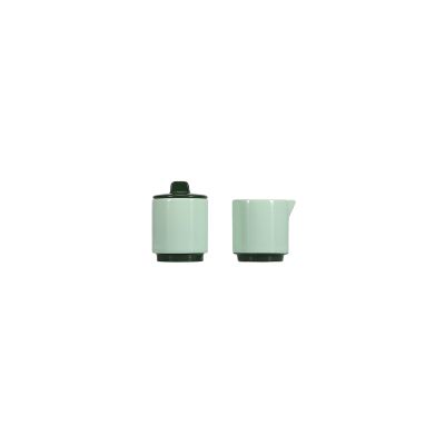 Melkkan en suikerpot 13cl green Duo