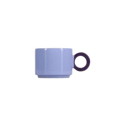 Beker 28cl lavender blue/dark purple Lou